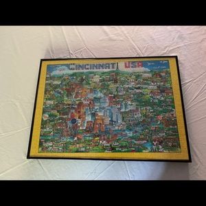 Cincinnati USA Frames Art Piece